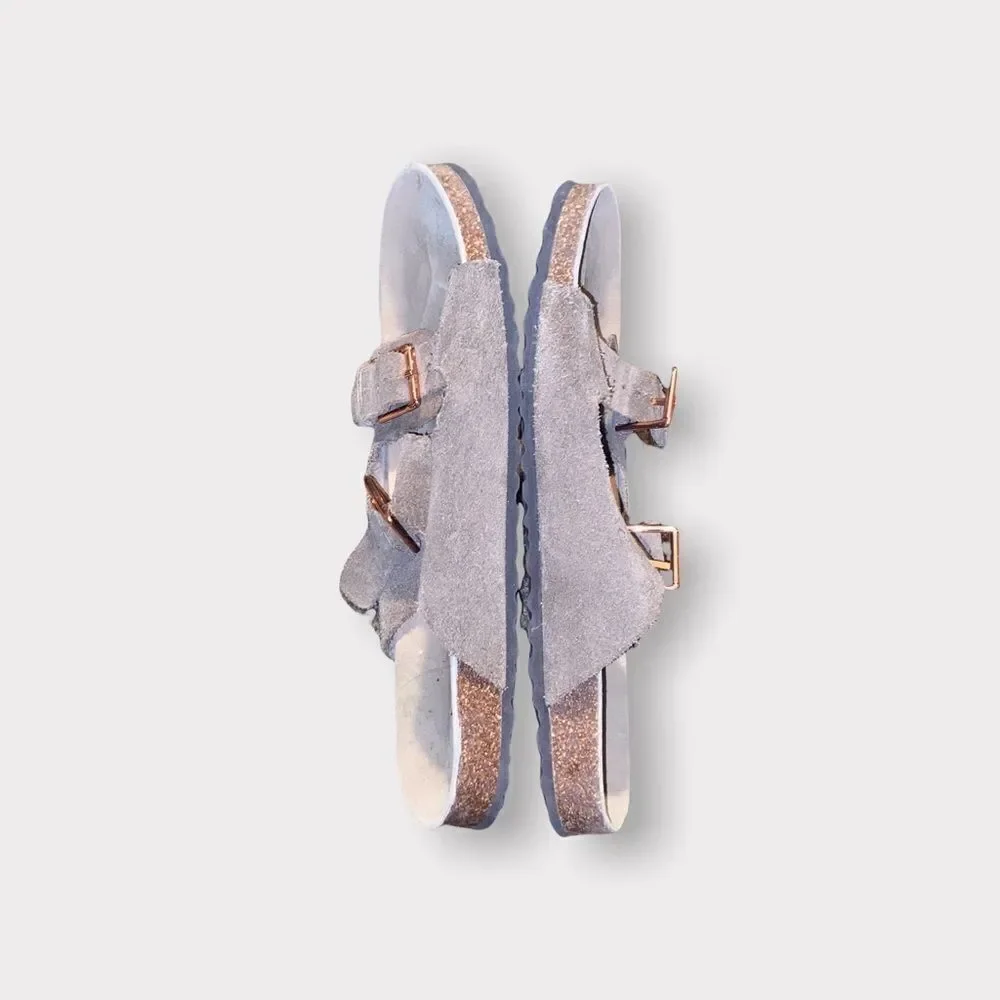 American Eagle Tan Suede Sandals Shoe Size 10